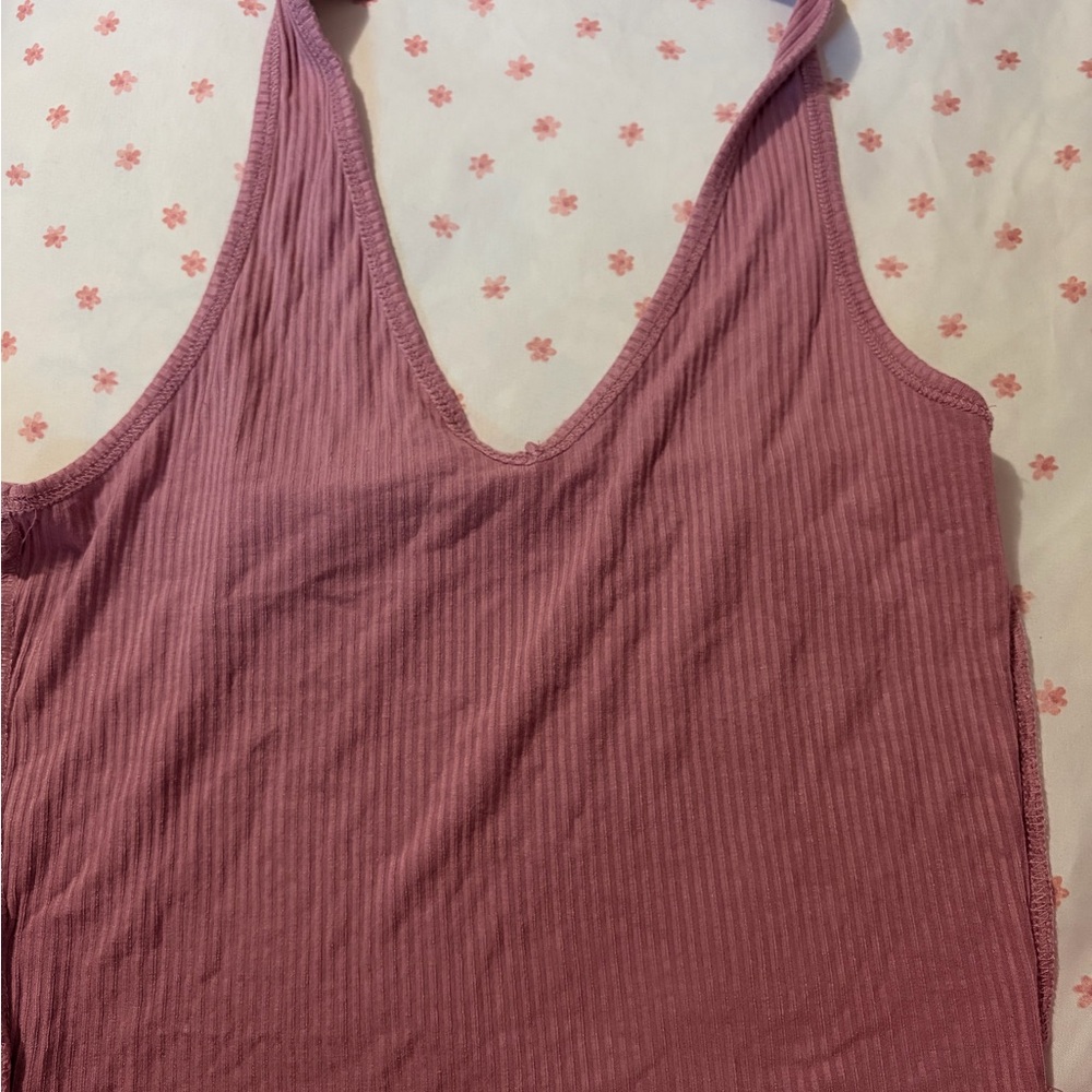 Women's Pink Sleeveless Top